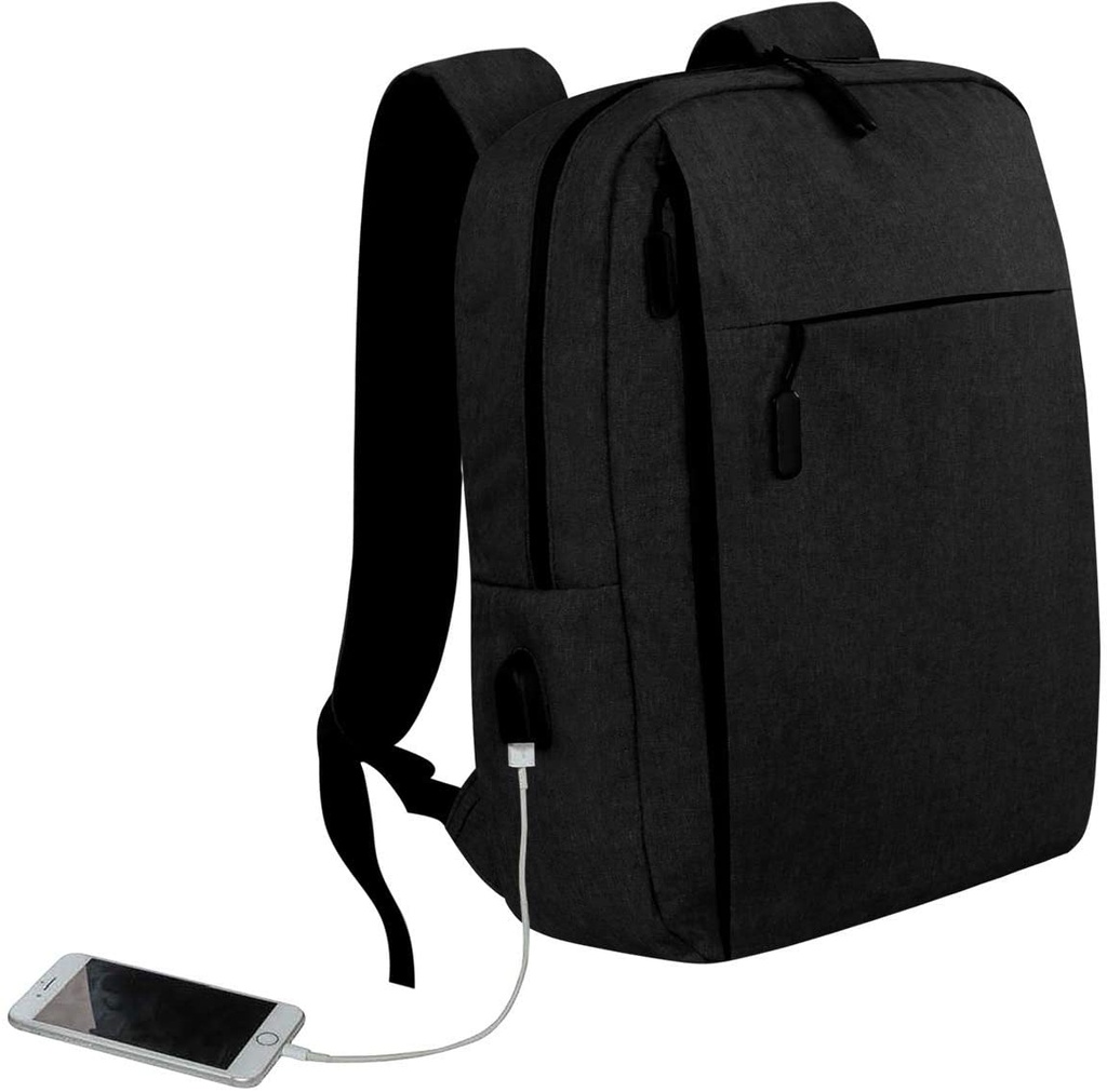 MALACCA - Giftology Laptop Backpack 12L - Black (Anti-bacterial)