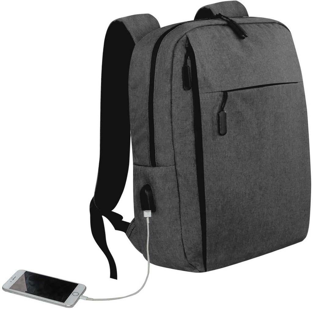 MALACCA - Giftology Laptop Backpack 12L - Grey (Anti-bacterial)