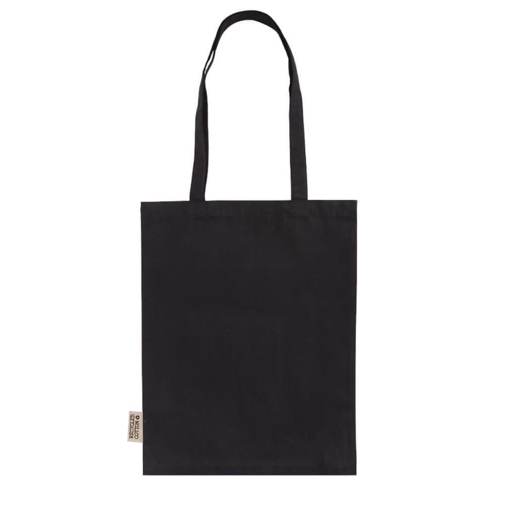 HAREN - Recycled Cotton Tote Bag (140GSM) - Black