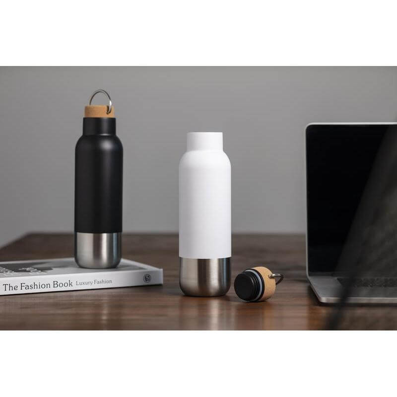 AVERSA - Hans Larsen RCS Recycled Stainless Steel Insulated Water Bottle - Black