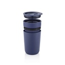 SAVONA - Hans Larsen Premium Ceramic Tumbler With Recycled Protective Sleeve - Blue