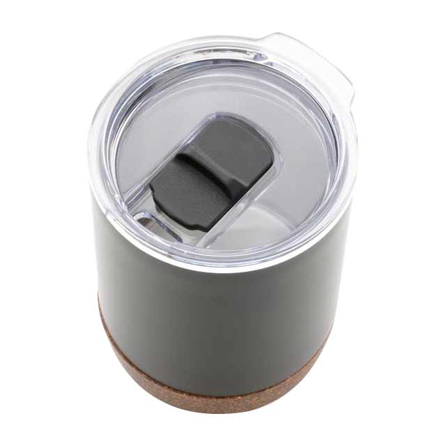 GOUDA - Hans Larsen Vacuum Mug With Cork Base - Black