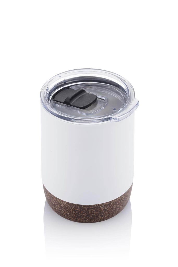 GOUDA - Hans Larsen Vacuum Mug With Cork Base - White