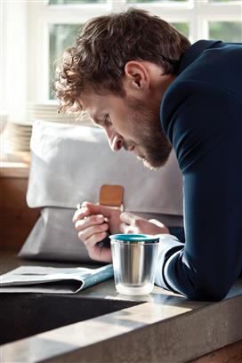 XDDESIGN Dia Stainless Steel Coffee Mug Blue