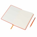 CAMPINA - Giftology A5 Hard Cover Notebook with Metal Pen - Orange