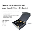 Gift Set Packaging with Magnet Closing (Large) - Black