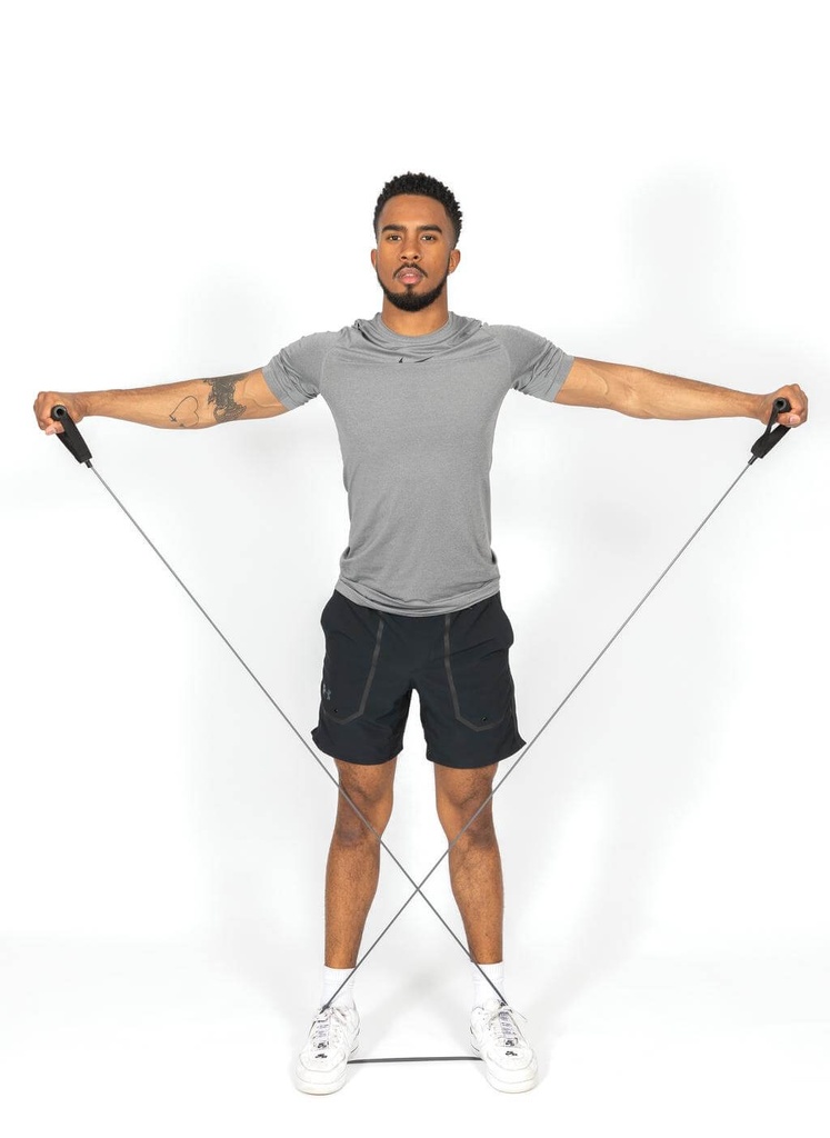 DASSEL Exercise Kit - Set of Skipping Rope & Resistance Tube