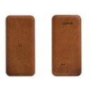 ALBECK - Recycled Leather 10000mAh PD Powerbank - White/Tan