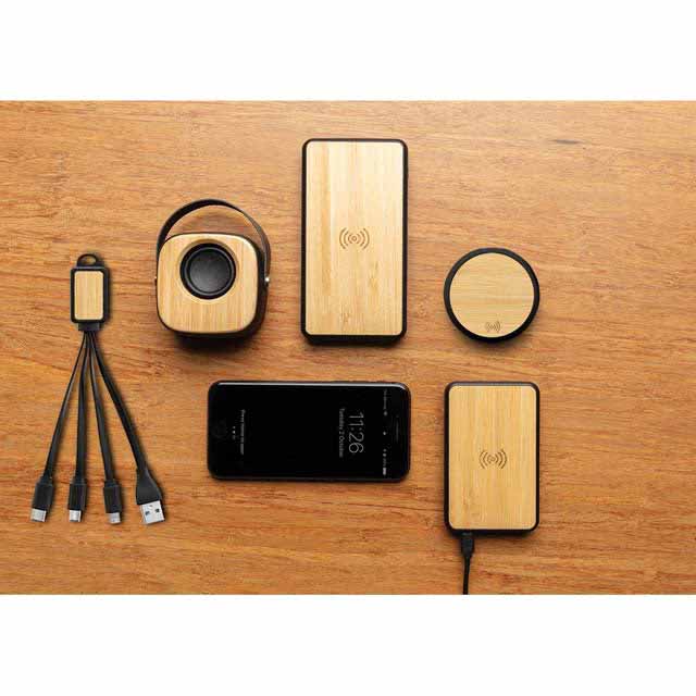 ESLOV - @memorii Bamboo Bluetooth Speaker (Anti-microbial)