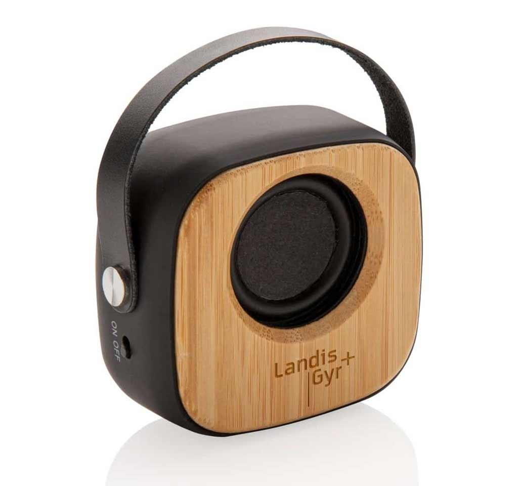 ESLOV - @memorii Bamboo Bluetooth Speaker (Anti-microbial)