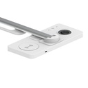VELES - @memorii 3 in 1 Wireless Charger with Desk Lamp - White