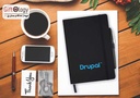 PINGER - Giftology A5 Hard Cover Ruled Notebook - Black