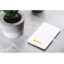 PINGER - Giftology A5 Hard Cover Ruled Notebook - White