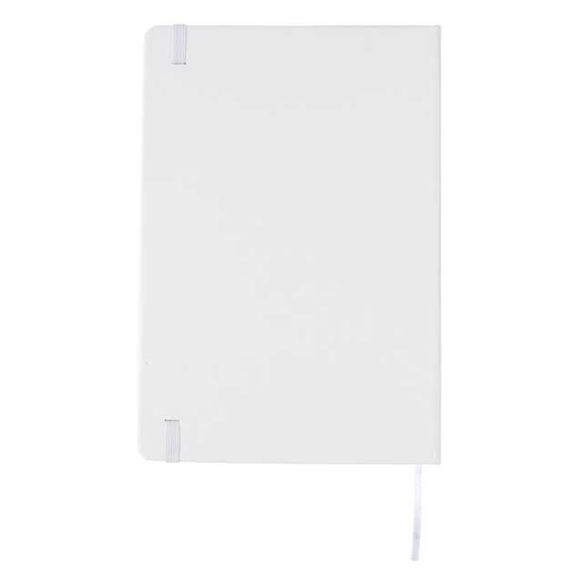 PINGER - Giftology A5 Hard Cover Ruled Notebook - White