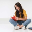 PINGER - Giftology A5 Hard Cover Ruled Notebook - Red