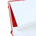 BUKH - SANTHOME A5 Hardcover Ruled Notebook Red