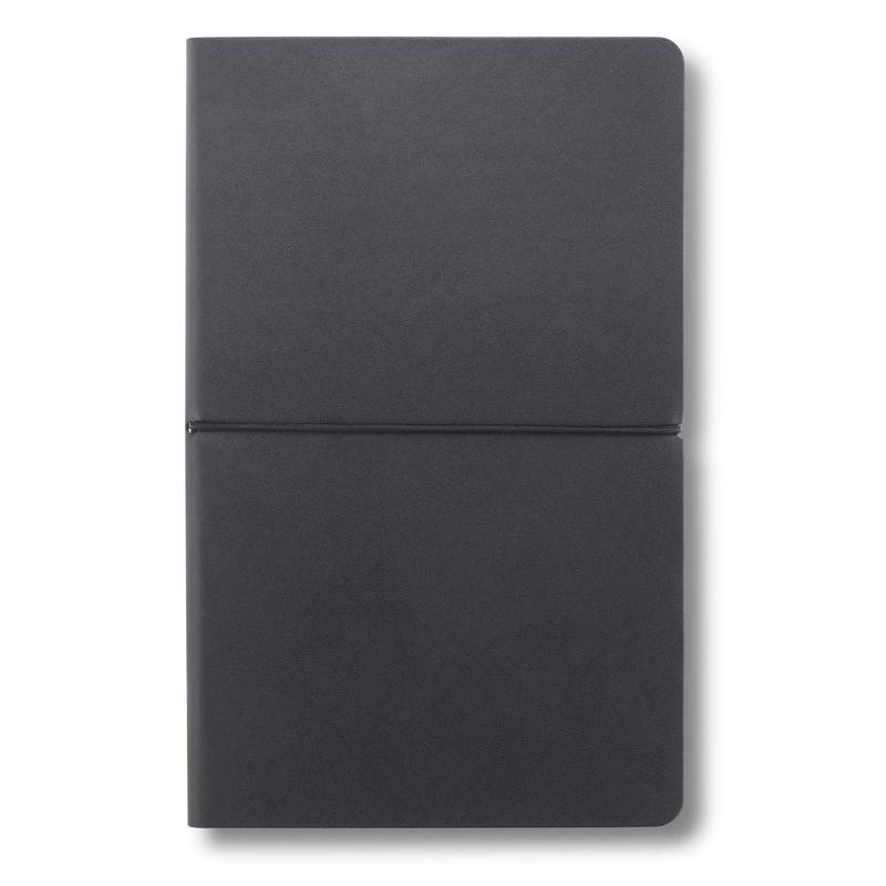 PEJA - Santhome A5 Recycled PU Soft Cover Notebook - Black