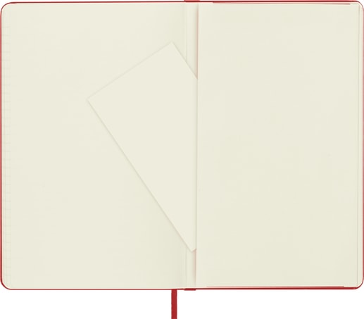 Moleskine Classic Large Ruled Hard Cover Notebook - Scarlet Red
