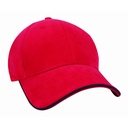 Santhome Nu-Fit® Performance Stretch-Fitted Cap - Red / Black