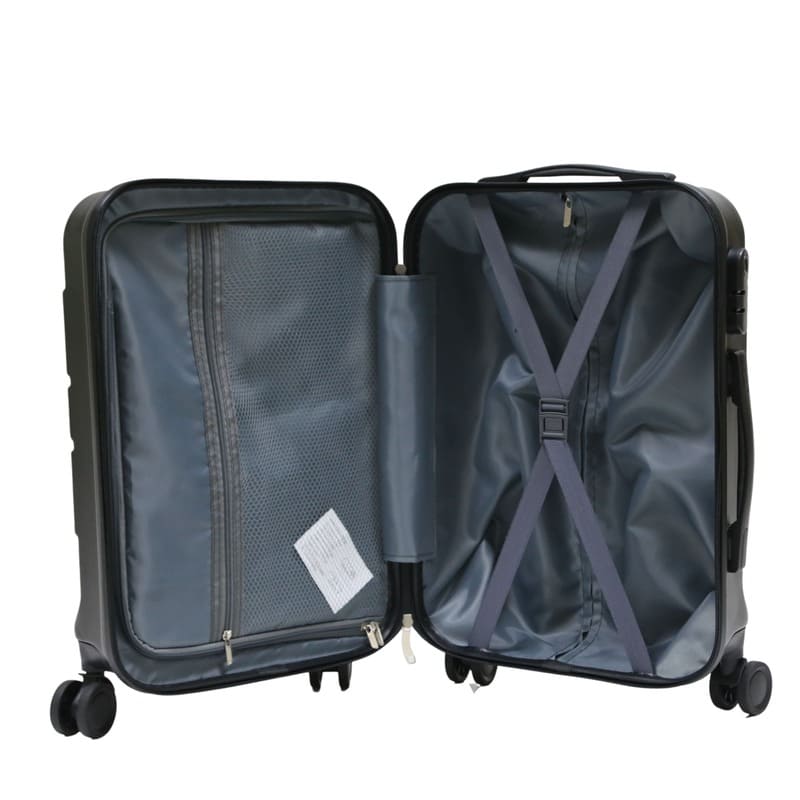 GENOVA - Classic Cabin Trolley Bag - Black