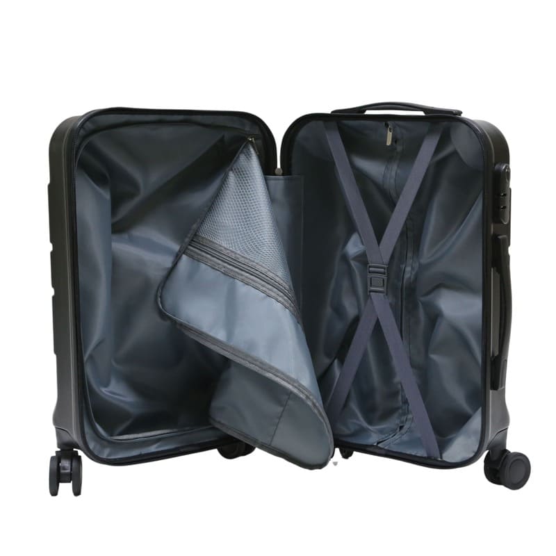 GENOVA - Classic Cabin Trolley Bag - Black