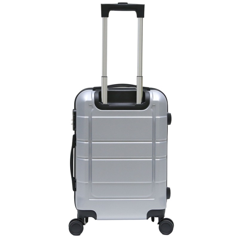 GENOVA - Classic Cabin Trolley Bag - Silver