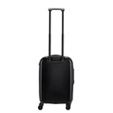 ROSTOCK - SANTHOME Foldable Cabin Trolley Bag - Black Matt Finish
