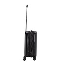 ROSTOCK - SANTHOME Foldable Cabin Trolley Bag - Black Matt Finish