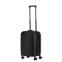 ROSTOCK - SANTHOME Foldable Cabin Trolley Bag - Black Matt Finish