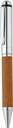 KORU - eco-neutral Metal Pen with Recycled Leather Barrel - Brown
