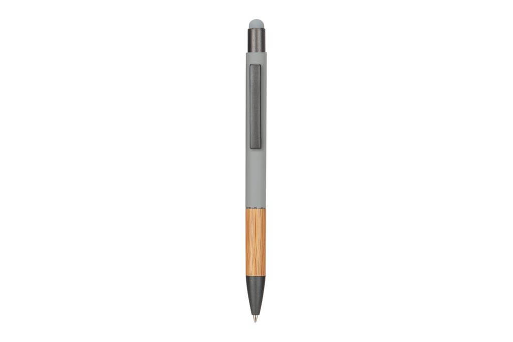 AYTOS - Metal Stylus Pen with Bamboo Grip - Grey