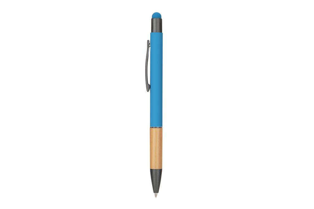 AYTOS - Metal Stylus Pen with Bamboo Grip - Blue