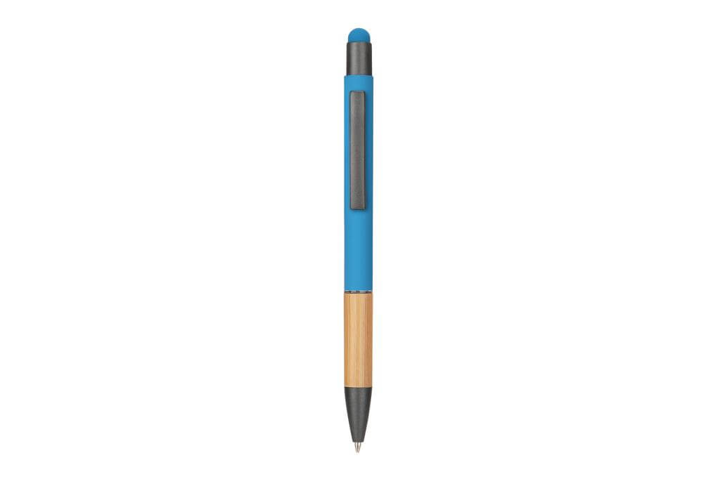 AYTOS - Metal Stylus Pen with Bamboo Grip - Blue