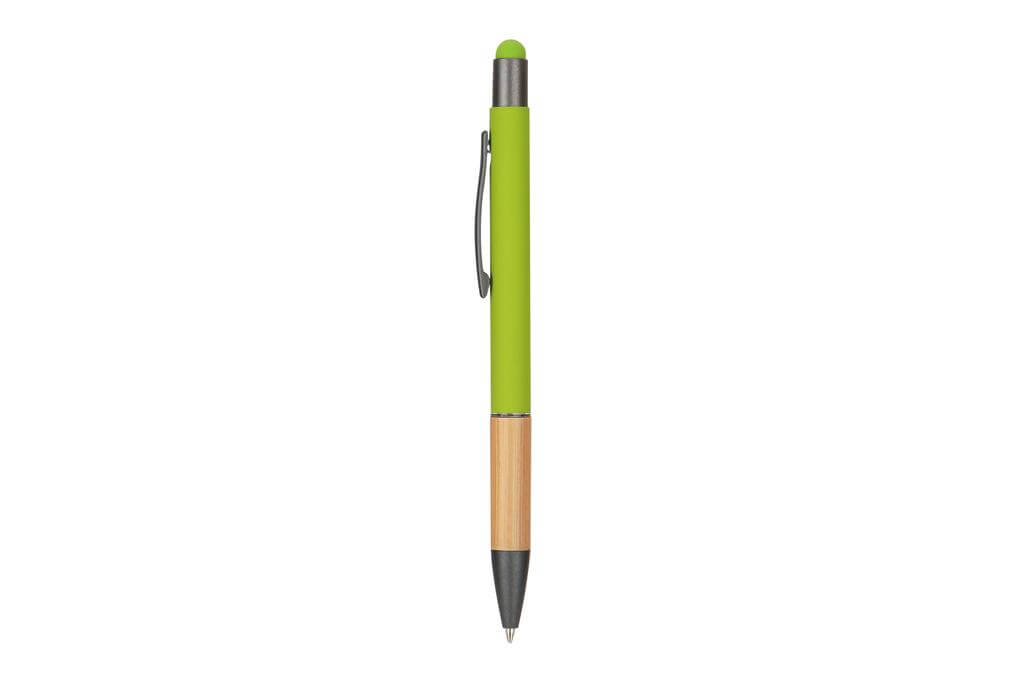 AYTOS - Metal Stylus Pen with Bamboo Grip - Green