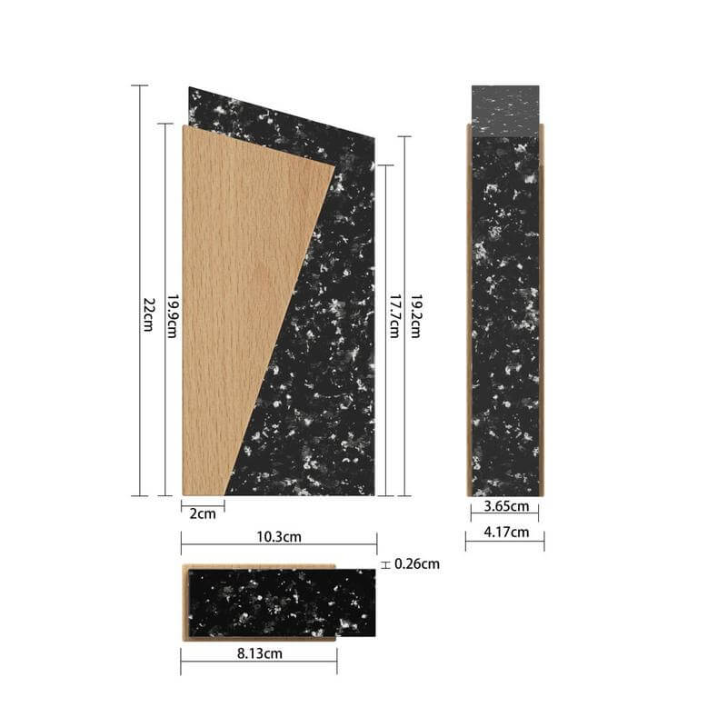 MILOT - Waste-to-Wins® Recycled Award - Black Swirl