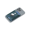 MARZ - Santhome® Magnetic Phone Cardholder with Santhome Tag Pocket - Dark Green