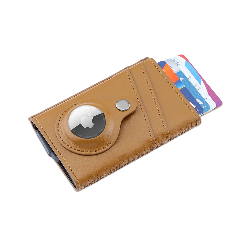 TROMSI - Santhome® PU Card Holder with Santhome Tag pocket - Tan