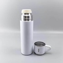 SAFFLE - Giftology Family Set of Vacuum Flask & Two Cups - White