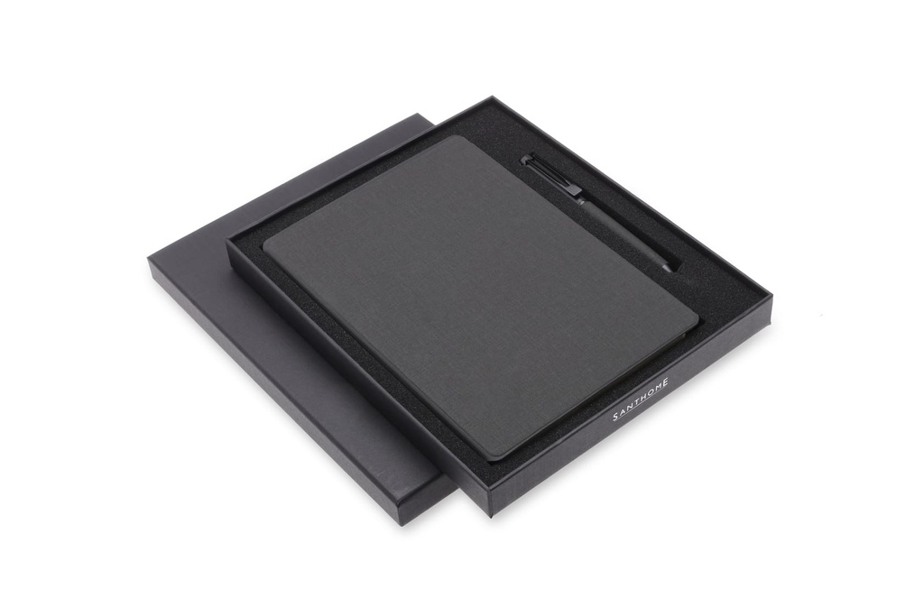 VARDIM - CHANGE ZERO Sustainable Gift Set with Refillable Notebook & Pen - Black