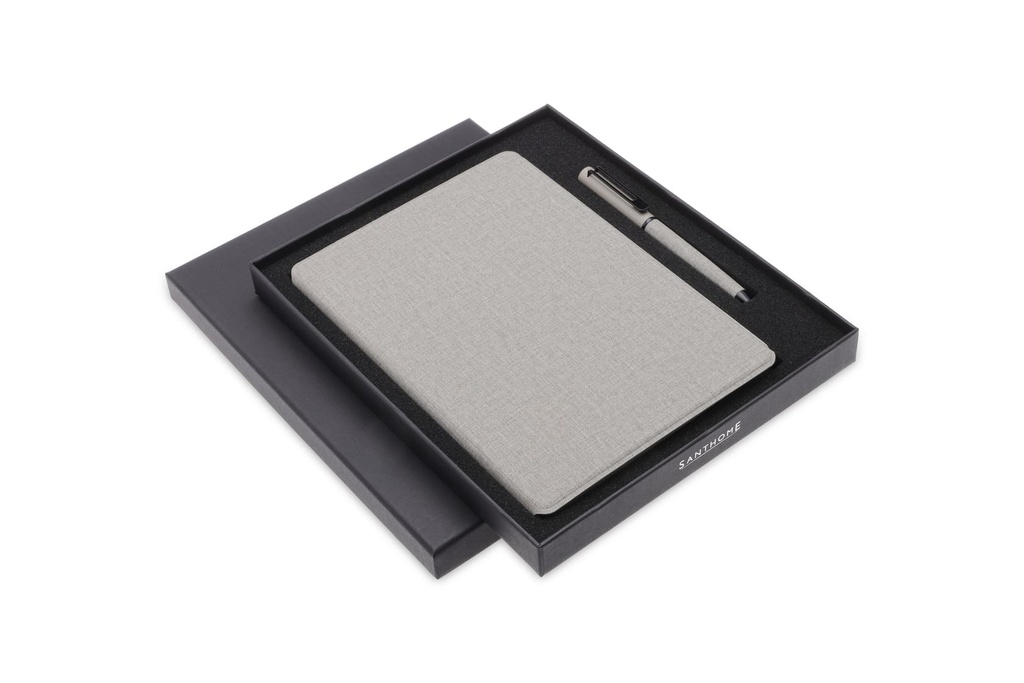 VARDIM - CHANGE ZERO Sustainable Gift Set with Refillable Notebook & Pen - Grey