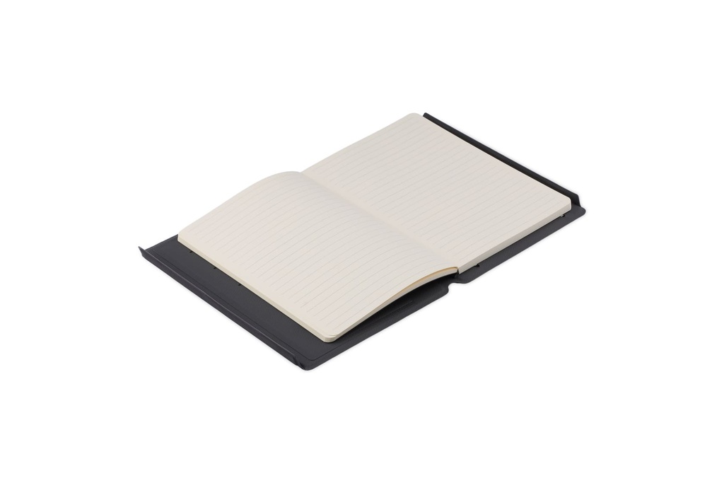 TESSIN - CHANGE ZERO Sustainable Gift Set with Refillable Notebook, Pen & Cardholder - Black