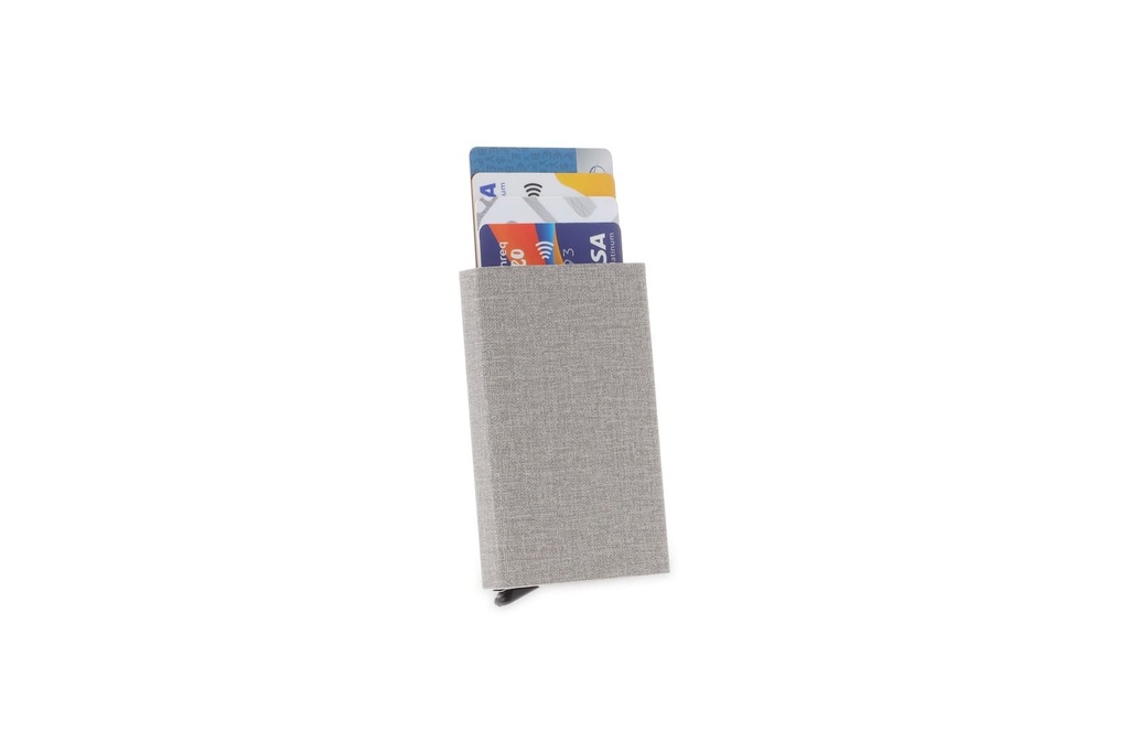 TESSIN - CHANGE ZERO Sustainable Gift Set with Refillable Notebook, Pen & Cardholder - Grey
