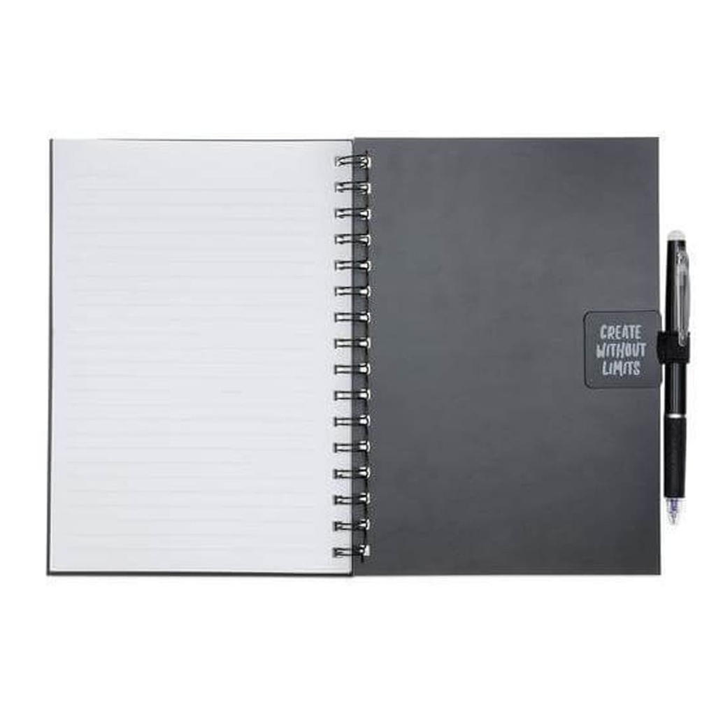 Santhome® Eternity - The Reusable Notebook & Pen Set - Black