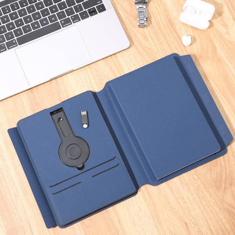 ONEX - CHANGE ZERO Recycled 10000mAh 15W MagSafe Wireless A5 Organizer 32GB - Navy Blue	