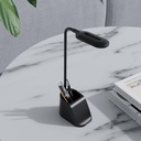 ALMERE - Giftology 3-in-1 Desk Lamp with 15W Wireless Charger & Pen Holder - Black	