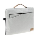 SALCEA - Santhome® 15" Laptop Sleeve - Grey/Tan