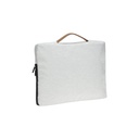 SALCEA - Santhome® 15" Laptop Sleeve - Grey/Tan