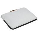 SALCEA - Santhome® 15" Laptop Sleeve - Grey/Tan