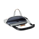 SLOTEN - Santhome® 15" Laptop Bag - Grey/Tan