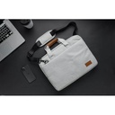 SLOTEN - Santhome® 15" Laptop Bag - Grey/Tan